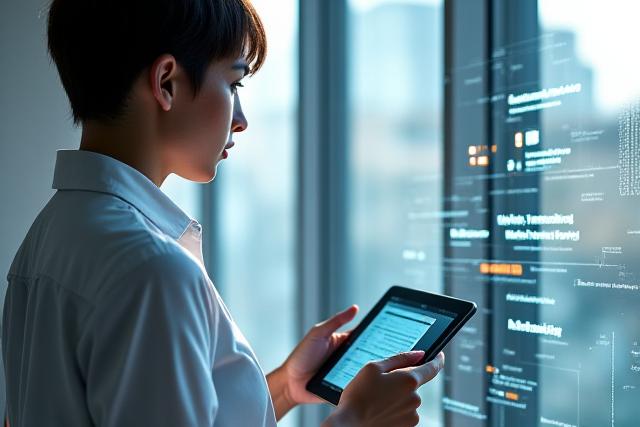 AIが学習者を支援するプロフェッショナルな画像